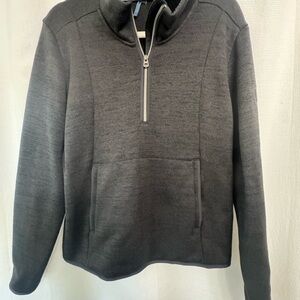 Kuhl Men's Charcoal Sweater Pullover ASCENDYR™ 1/4 ZIP